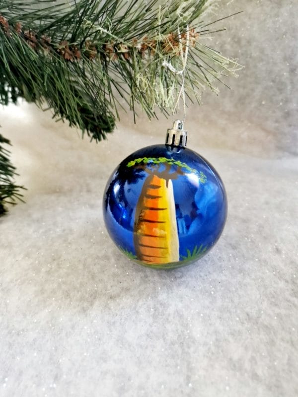 6 Boules de Noël/ décoration de Noël/collection NOËL ARTISANAL/ Madagascar – Image 8