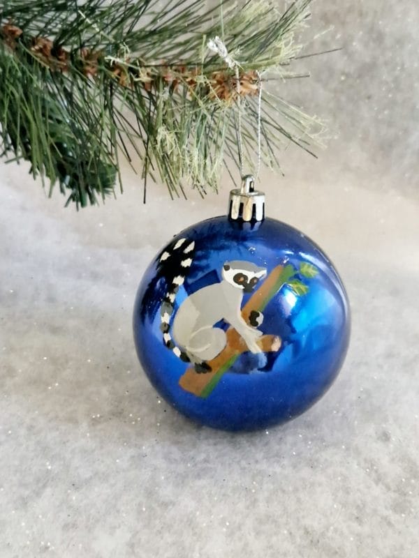 6 Boules de Noël/ décoration de Noël/collection NOËL ARTISANAL/ Madagascar – Image 7