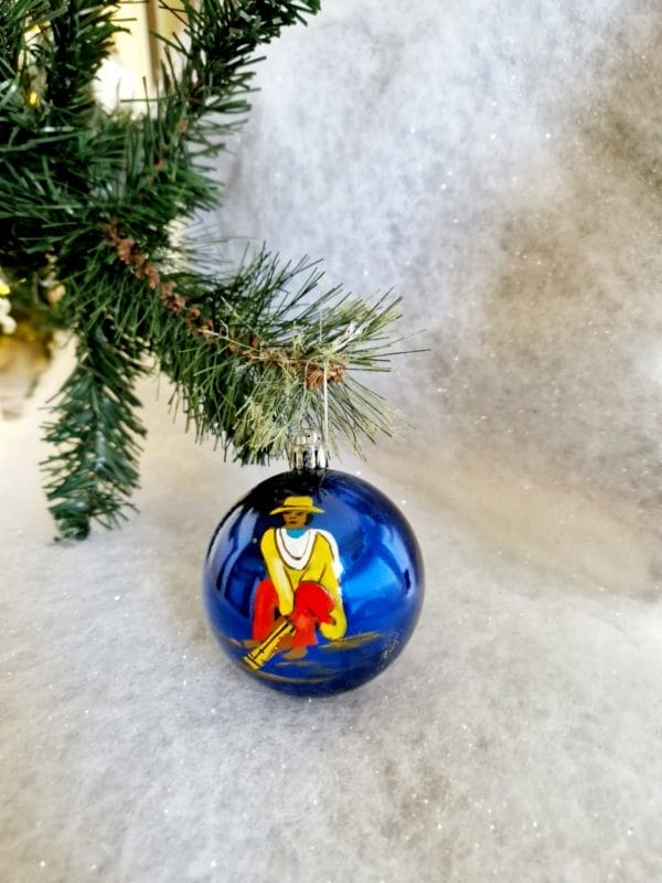 6 Boules de Noël/ décoration de Noël/collection NOËL ARTISANAL/ Madagascar – Image 9