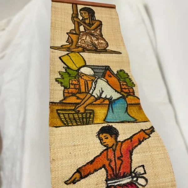 Toile Malagasy en Raphia