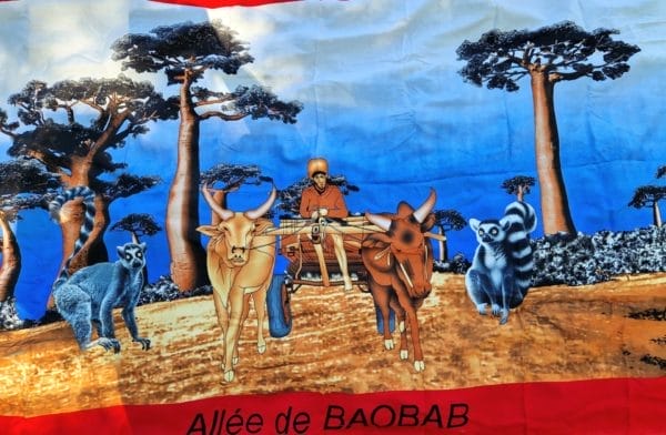 1 paréo plage fibranne/Salova/LAMBAOINE/Pagne traditionnel Malagasy – Image 5